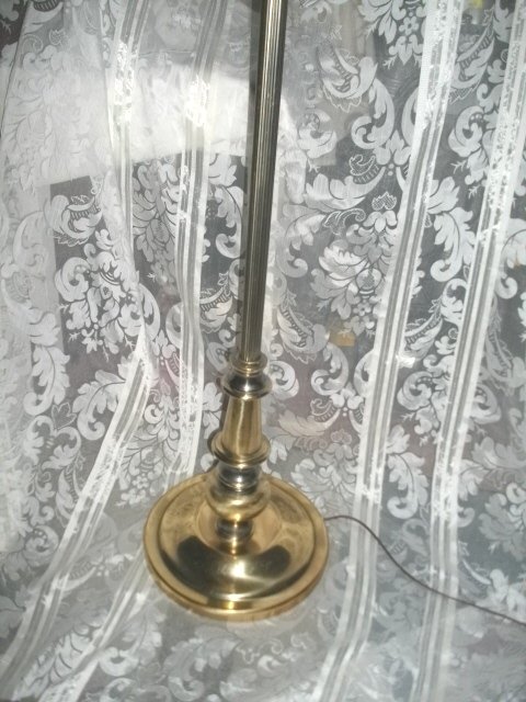 Vintage Floor Lamp w/Shade Pair