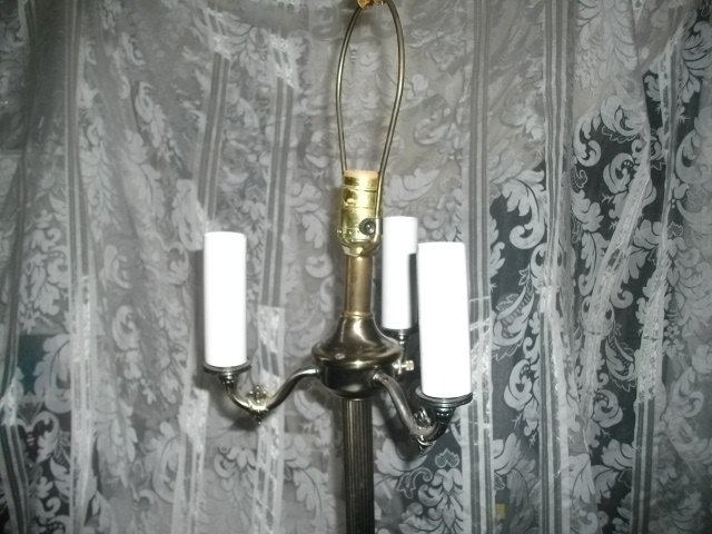 Vintage Floor Lamp w/Shade Pair