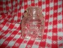 Vintage Small Square Glass Canister