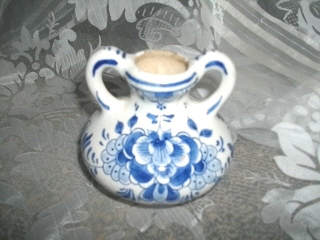 Vintage Delt's Blue & White Vase