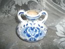 Vintage Delt's Blue & White Vase