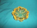 Vintage Yellow Glass Ashtray