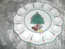 Vintage Italian Christmas Serving Trah