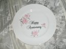 Vintage Happy Anniversary Plate