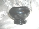 Vintage Black Frankoma Pottery Vase or Planter