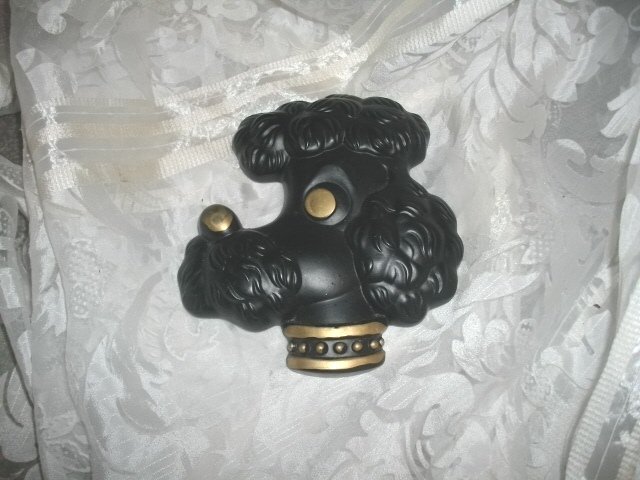 Vintage Black Poodle Wall Decoration