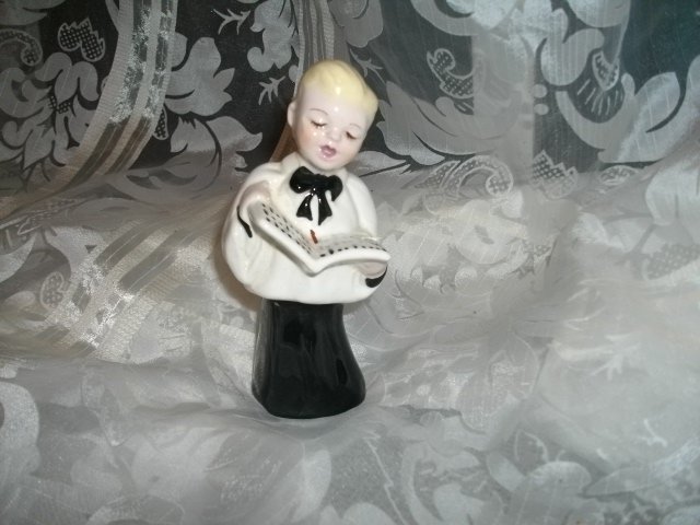 Vintage Porcelain Choir Boy Figurine