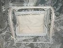 White Wicker Doll Swing