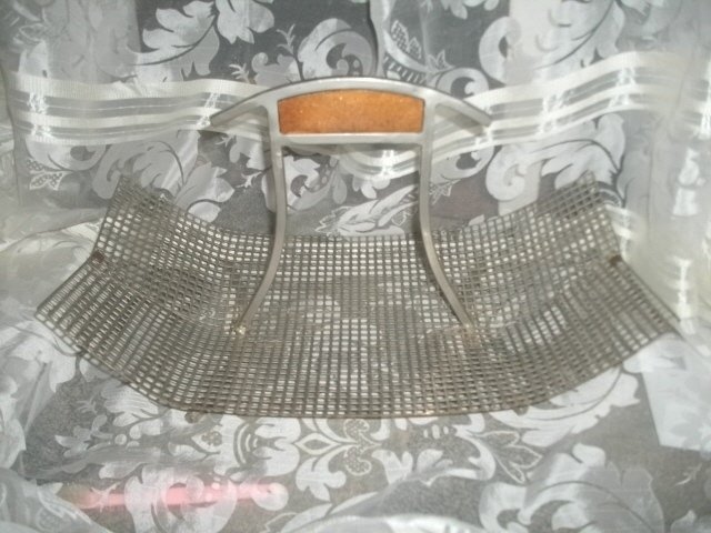 50's Modern Metal Mesh Basket