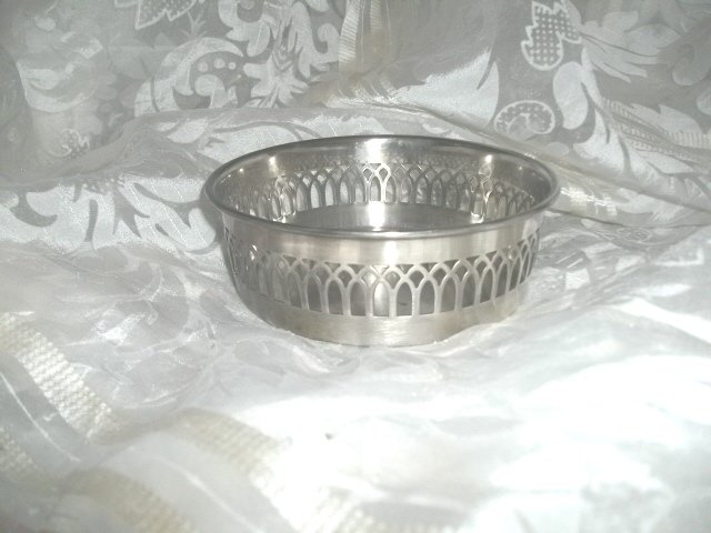 Vintage Lunt Silver Tray or Coaster