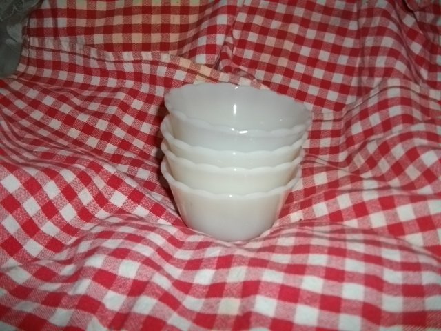 Vintage Fire King Custard Cups **Set of 4