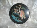 Metal Wall Pocket w/Painted Egret