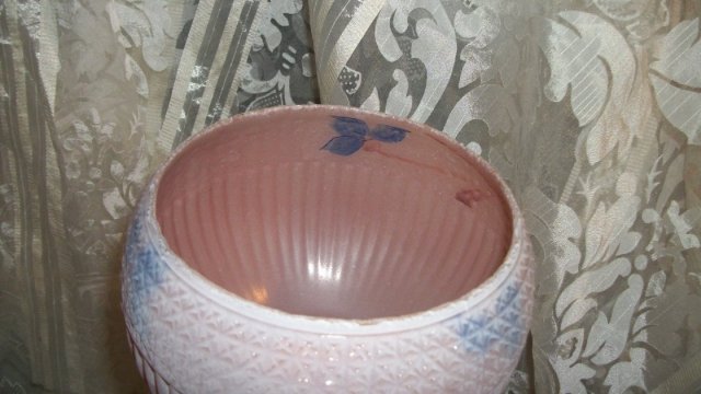 Vintage Reverse Painted Glass Globe or Shade