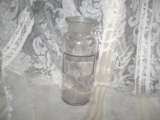 Vintage Tall Amethyst Apothecary Jar