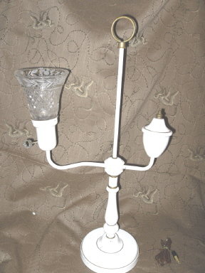 Vintage Enamelware Lamp