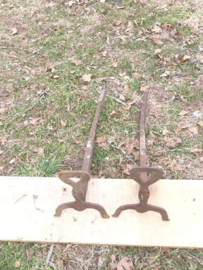 Primitive Fireplace Andirons