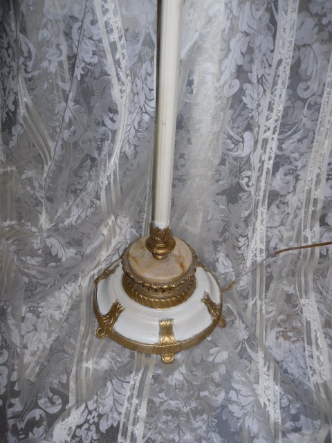 Vintage Alabaster Floor Lamp **MUST SEE**