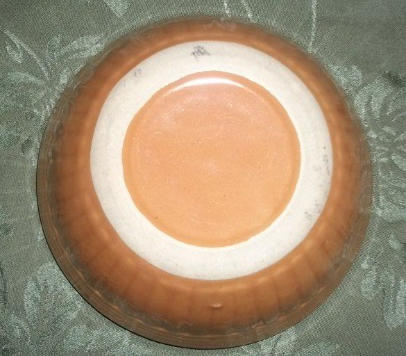 Vintage Yellow Ware Pottery Mixing Bowl