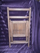 Vintage Children's Wooden Folding Chair