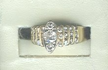 14 kt Gold & 3/4 Carat Diamond Ring ****LOOK****