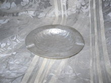 Vintage Hammered Aluminum Ashtray