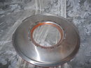 Vintage Enamel & Metal Globe Reflecter
