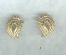 Vintage Pastel Rhinestone Earrings