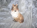 Vintage Porcelain Collie Figurine