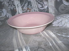 Vintage Lu-Ray Pastels Pink Serving Bowl