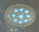 Metal w/Turquoise Belt Buckle