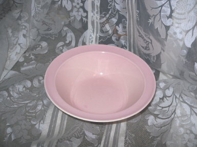 Vintage Lu-Ray Pastels Pink Serving Bowl