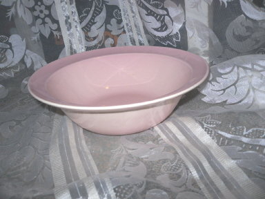 Vintage Lu-Ray Pastels Pink Serving Bowl