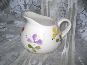 Vintage Paste Pottery Pitcher