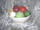 Large Ceramic Vegetable & Bowl Set