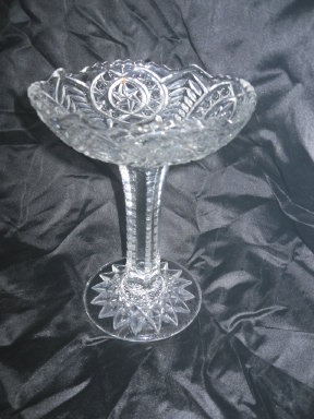 Vintage EAPG Cambridge Pedestal Dish