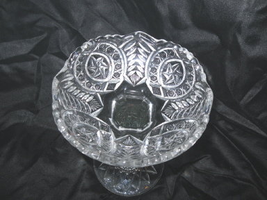 Vintage EAPG Cambridge Pedestal Dish
