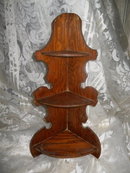 Vintage Wooden Corner Shelf