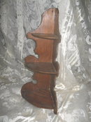 Vintage Wooden Corner Shelf