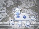 Miniature Blue & White Porcelain Tea Set