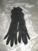 Vintage Long Black Gloves