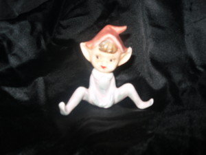 Vintage Porcelain Pixie Girl Figurine