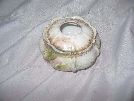 Antique R S Prussia Porcelain Hair Receiver