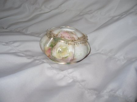 Antique R S Prussia Porcelain Hair Receiver