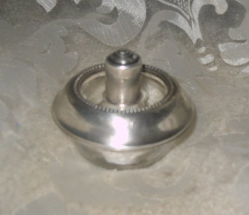 Vintage Whiting Davis Silver Table Lighter