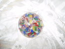 Millefiori & Latticinio Twist Cane Paperweight Baccarat or Clichy ???