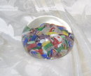 Millefiori & Latticinio Twist Cane Paperweight Baccarat or Clichy ???