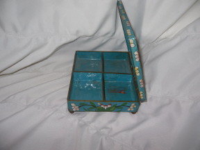 Vintage Cloisonné Enamel Trinket Box