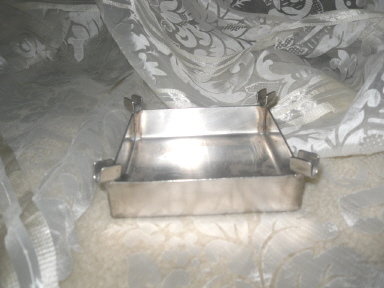 Vintage Hand Made Metal Ashtray