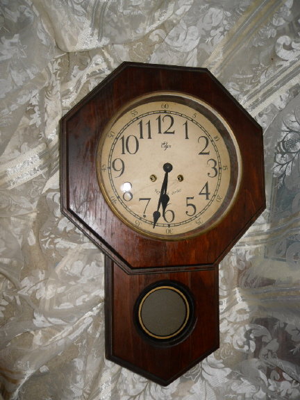 Vintage Key Wind Strike Wall Clock