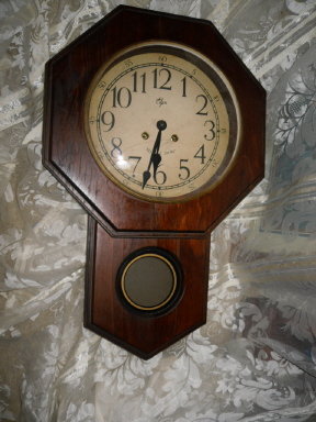 Vintage Key Wind Strike Wall Clock
